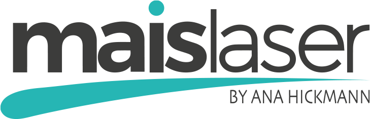 é o logotipo da empresa de depilação a laser maislaser